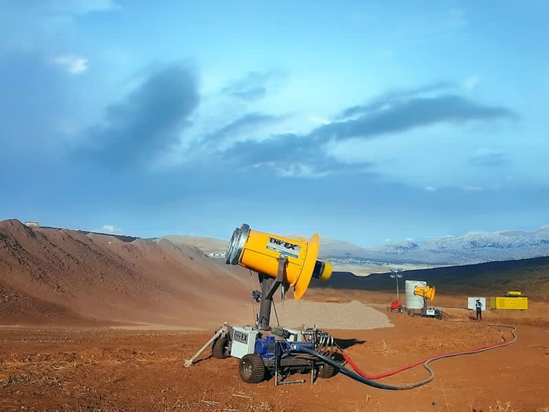 Mist Cannons for Dust Suppression and Odour Neutralisation