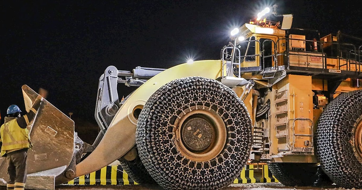 Tyre Protection Chains for Wheel Loaders
