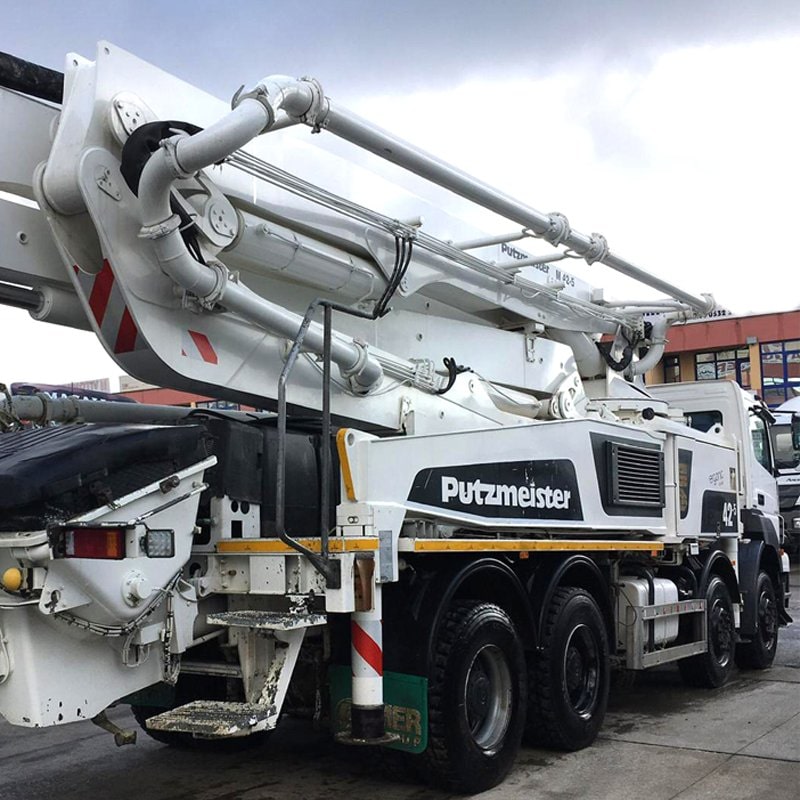 Used Concrete Pump Putzmeister 42m on Axor 4140 YUDIN